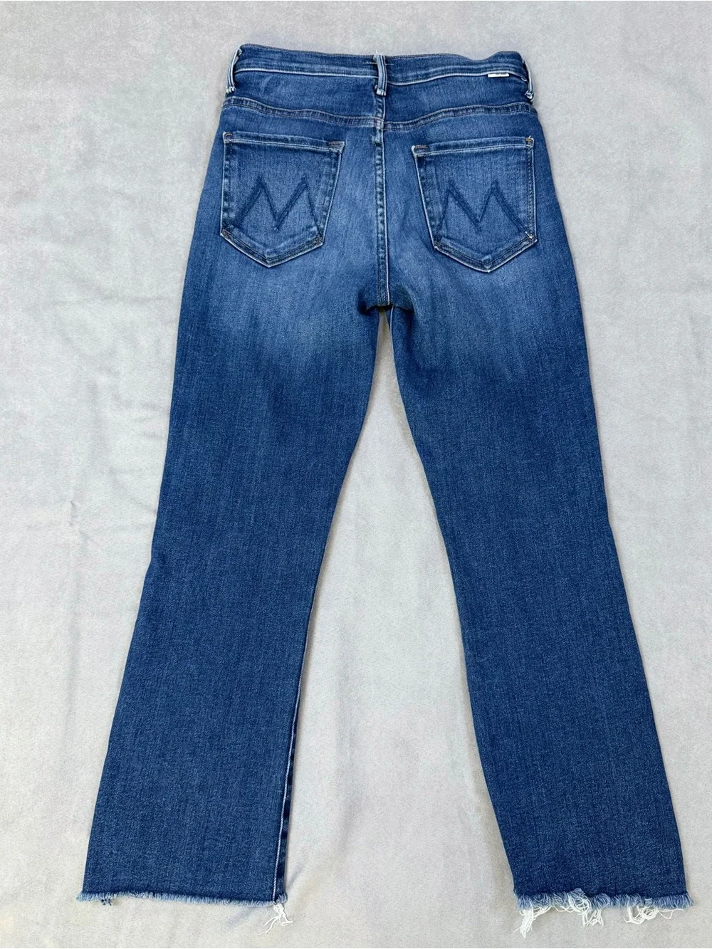 MOTHER The Insider Crop Step Fray Jeans Sweet And Sassy Size 27